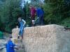 Persuade the top bales in