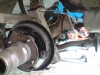 Left axle wire wheel (before removal)