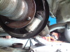 Left brake cylinder & adjuster.