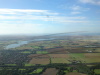 Chichester estuary, viewed through the prop.
