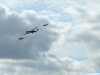 Lancaster flanked by a Hurracane & a Spitfire