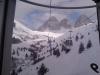 One of the many bubble cable cars on the Sella Ronda route