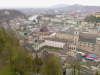 View from castle of Salzburg (old town this side of river)